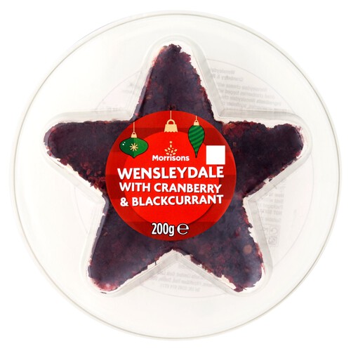 Morrisons Wensleydale With Cranberry & Blackcurrant