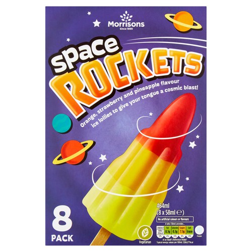 Morrisons Rocket Ice Lollies