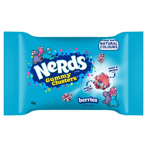 Nerds Gummy Clusters Berry Flavour Candy   45g