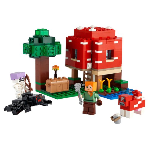 Lego Minecraft The Mushroom House 21179