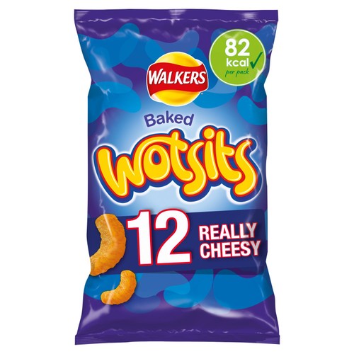 Walkers Wotsits Really Cheesy Multipack Snacks Crisps