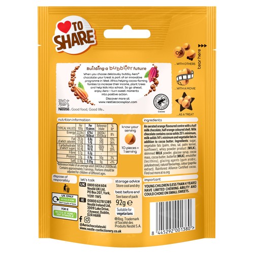 Aero Bubble Orange Pouch 