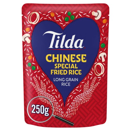 Tilda Microwave Chinese Special Fried Long Grain Rice   250g