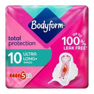 Bodyform Cour V Ultra Long Sanitary Towels Wings 10 Pack