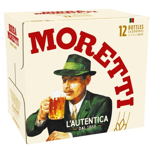 Birra Moretti 12 x 330ml
