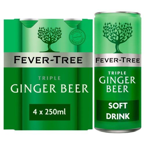 Fever-Tree Sparkling Ginger Beer 4x250ml