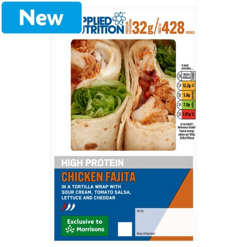 Applied Nutrition High Protein Chicken Fajita Wrap 219g