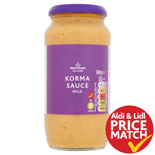 Morrisons Korma Sauce 