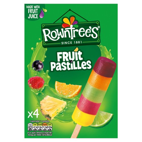 Rowntree's Fruit Pastilles Lollies 4 Pack