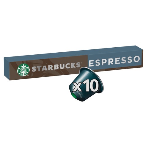 Starbucks by Nespresso Dark Espresso Roast Coffee Capsules x10