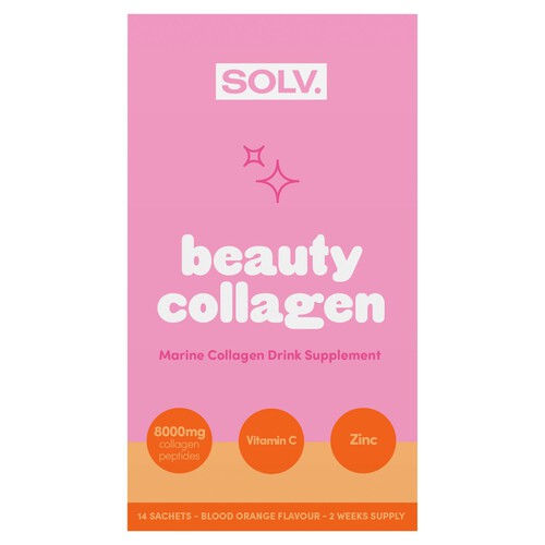 SOLV Blood Orange Liquid Collagen Sachet 16ml 