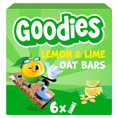 Goodies Lemon & Lime Oat Bars Kids Snacks Multipack 6x23g