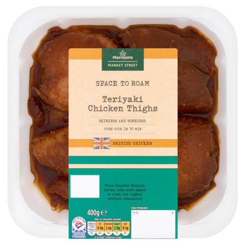 Morrisons Teriyaki Thigh Fillets 400g