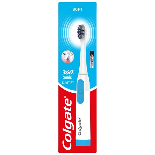 Colgate Battery 360 Sonic Floss Tip Soft Toothbrush