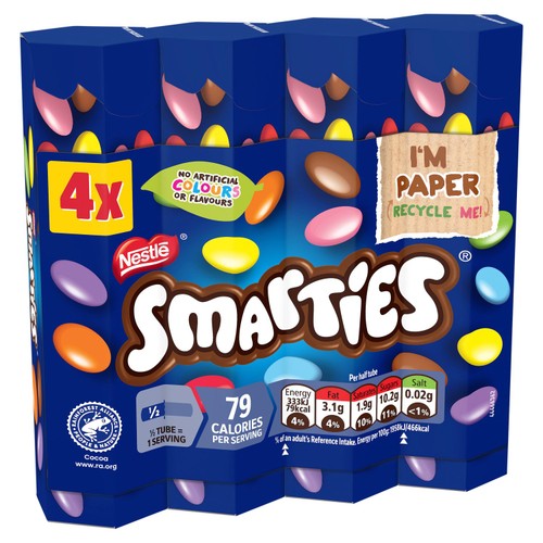 Smarties Tube 4 Pack
