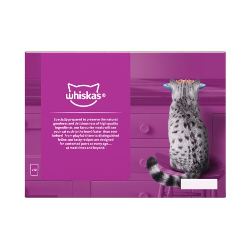 Whiskas Senior  7+ Fish Favourites Pouches in Jelly