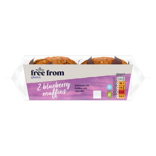 Morrisons Free From Blueberry Muffins 