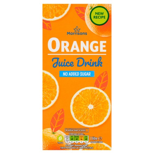 Morrisons No Added Sugar Orange Juice Drink Morrisons Online