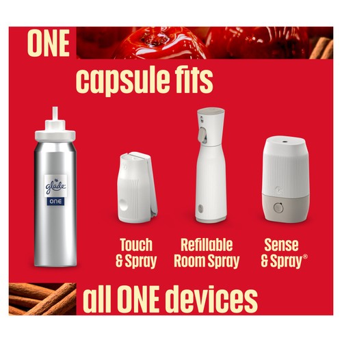 Glade One Refillable Room Spray Twinkling Apple & Cinnamon 13Ml