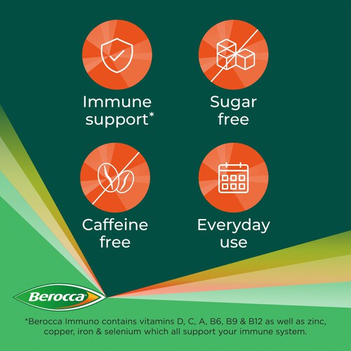 Berocca Immuno - Energy & Immune Support 15 Tablets