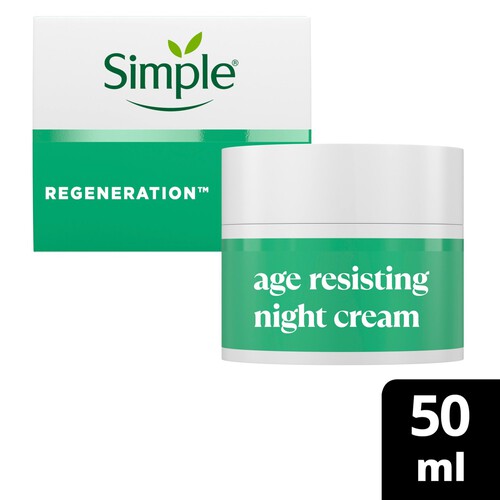 Simple Night Cream Regeneration Age Resist 