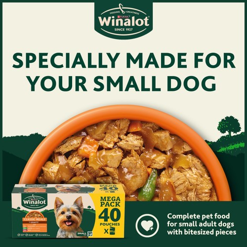 Winalot Meaty Chunks Small Dog Mixed In Gravy Dog Food