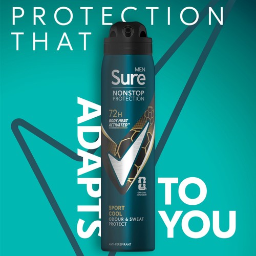 Sure Sport Cool Anti Perspirant Nonstop Deodorant Sport 250ml
