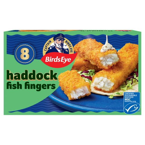 Birds Eye 8 Breaded Haddock Fish Fingers    240g