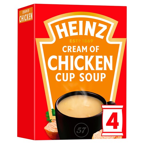 Heinz Cream of Chicken Cup Soup 4 Sachets