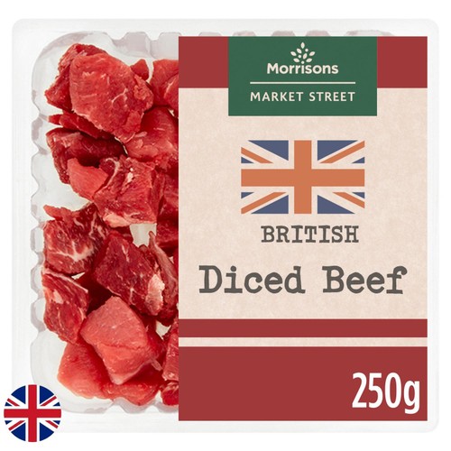 Morrisons British Lean Diced Beef