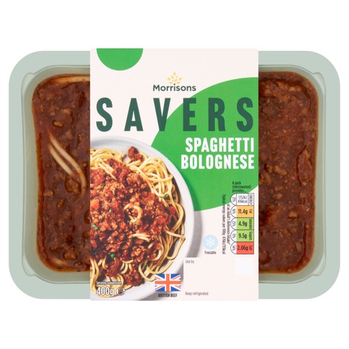 Morrisons savers spaghetti bolognese