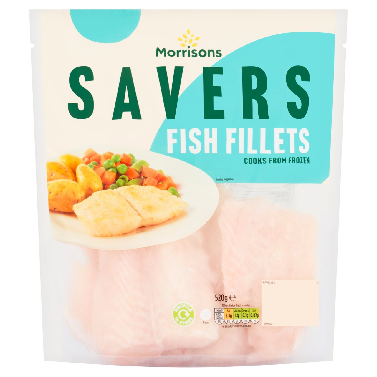 Morrisons Savers Fish Fillets 520g
