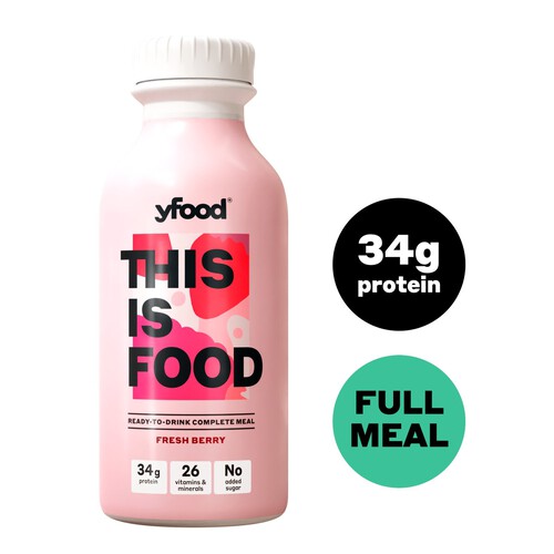 Yfood Ready To Drink Complete Meal Fresh Berry 