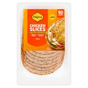 Najma Sliced Chicken & Herbs 150g