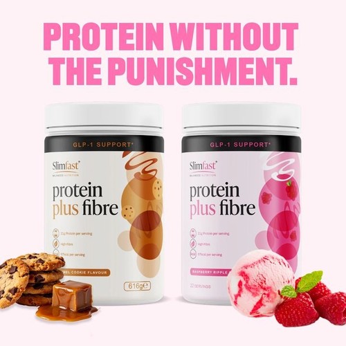 Slimfast Protein Shake Fibre Raspberry Ripple 420G