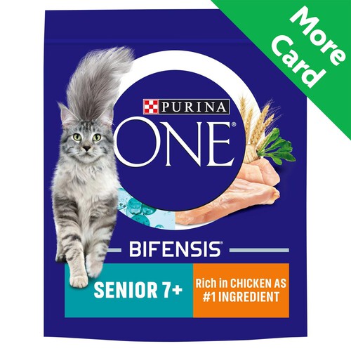 Purina ONE Senior 7+ Dry Cat Food In Chicken