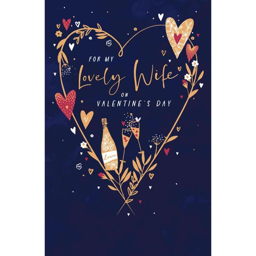 Lovely Wife Valentine's Day Card