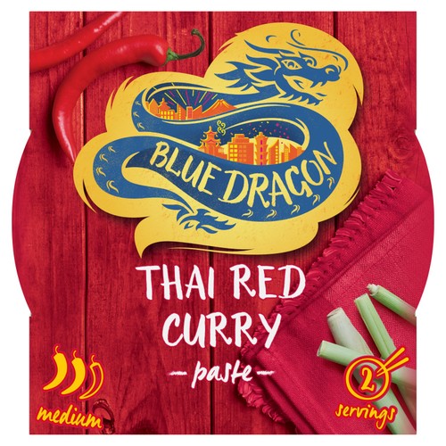 Blue Dragon Thai Red Curry Paste Pot