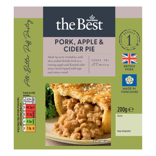 Morrisons The Best Pork In Cider Pie 200g