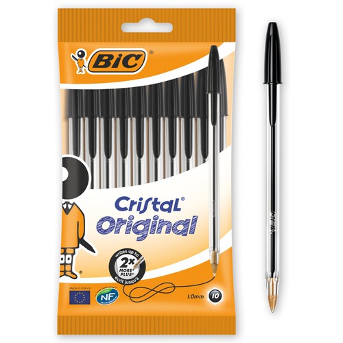 Bic Cristal Black Pens