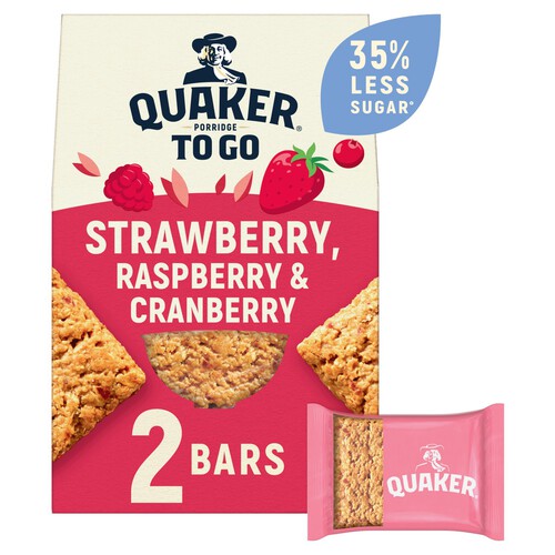 Quaker Porridge to Go Mixed Berries Breakfast Bars