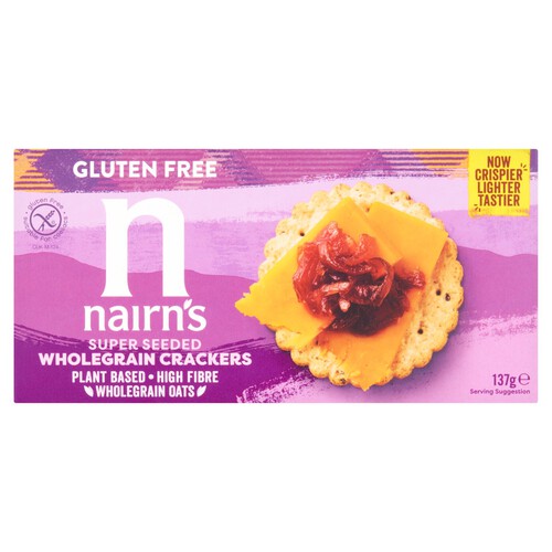 Nairn's Gluten Free Super Seeded Wholegrain Crackers