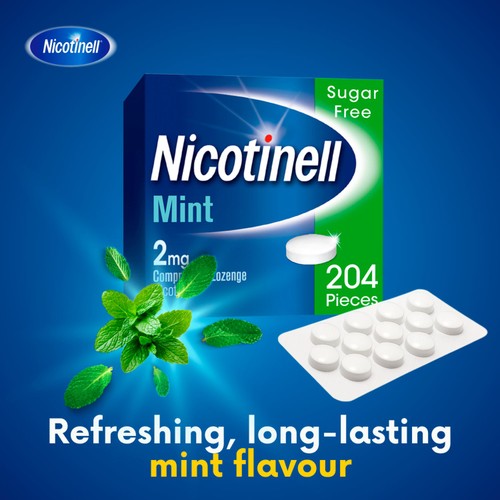 Nicotinell Stop Smoking Aid Nicotine Lozenge 2mg Mint