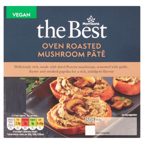 Morrisons The Best Roasted Mushroom Vegan Pate