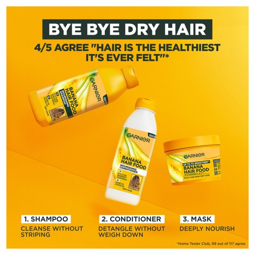 Garnier Ultimate Blends Nourishing Hair Food Banana Shampoo For Dry Hair