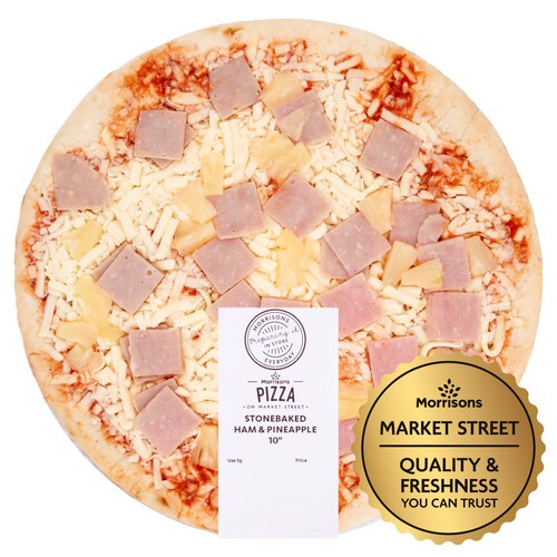 Market Street Ham & Pineapple Stonebaked 10 Pizza