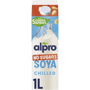 Alpro No Sugars Soya Chilled 1L