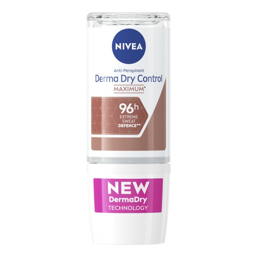 NIVEA Derma Dry Control Max 96h Antiperspirant Deodorant Roll-On