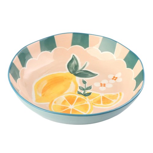 Nutmeg Home Pad Print Medina Pasta Bowl