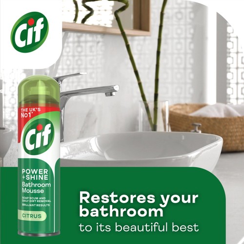 Cif Citrus Power & Shine Bathroom Mousse 500ml
